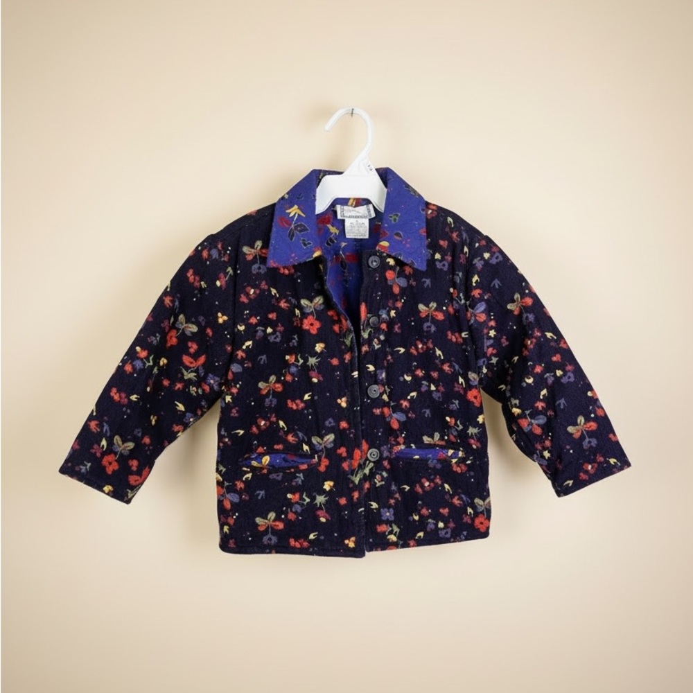 ✨ Vintage April Cornell Quilted Toddler Jacket ✨
Size 2